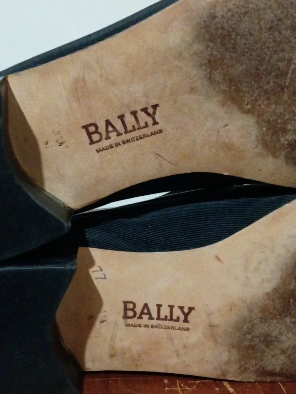 Vintage 70s Men’s Tuxedo Shoes Bally Of Switzerland Fabric Snaffle Size 11.5N